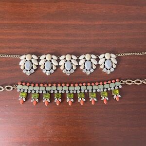 Set of 2 J. Crew Woman’s Statement Necklaces